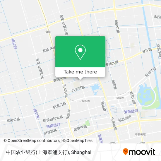中国农业银行(上海奉浦支行) map
