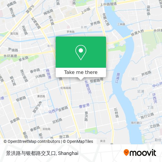 景洪路与银都路交叉口 map