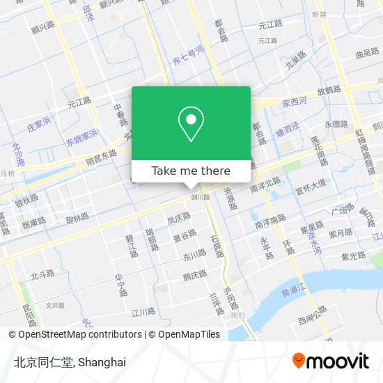 北京同仁堂 map