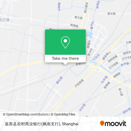 嘉善县农村商业银行(枫南支行) map