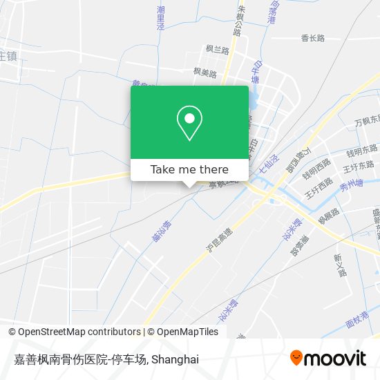 嘉善枫南骨伤医院-停车场 map