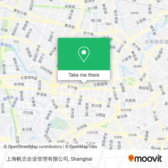 上海帆古企业管理有限公司 map