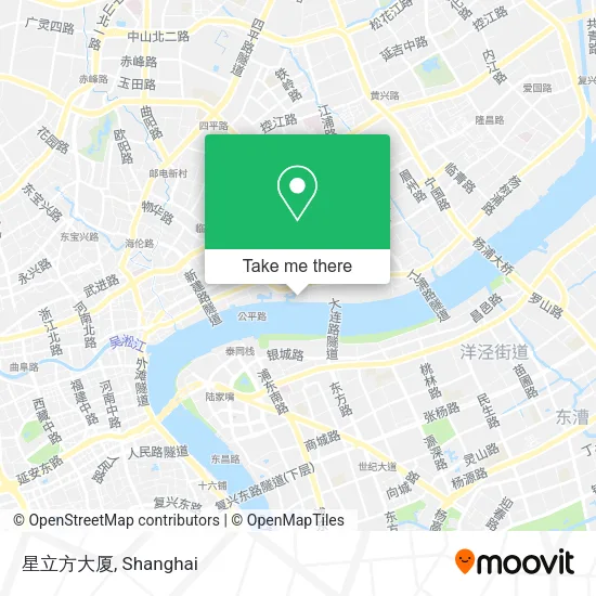 星立方大厦 map