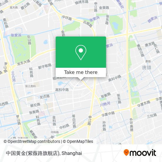 中国黄金(紫薇路旗舰店) map