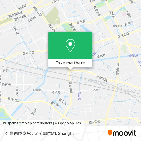 金昌西路嘉松北路(临时站) map