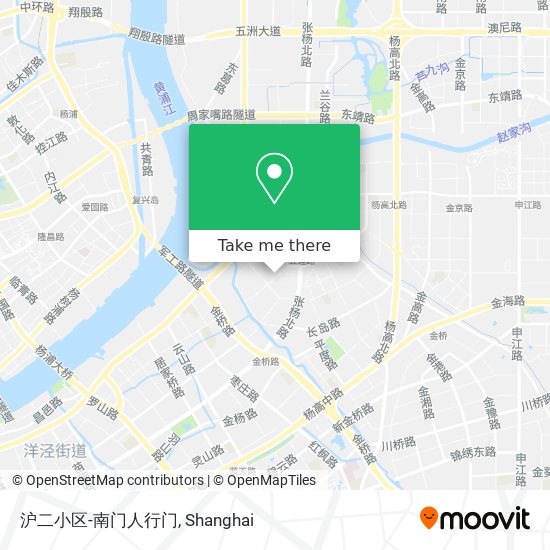 沪二小区-南门人行门 map