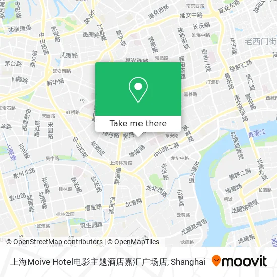 上海Moive Hotel电影主题酒店嘉汇广场店 map