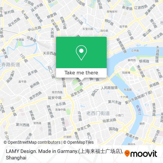 LAMY Design. Made in Garmany.(上海来福士广场店) map