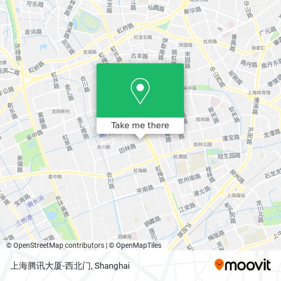 上海腾讯大厦-西北门 map