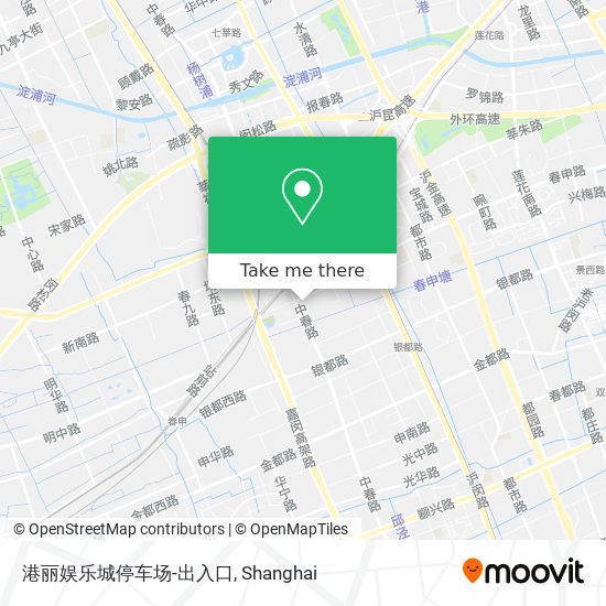 港丽娱乐城停车场-出入口 map