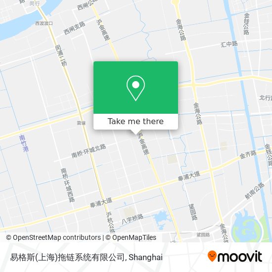 易格斯(上海)拖链系统有限公司 map