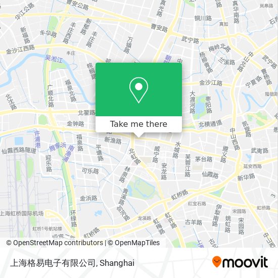 上海格易电子有限公司 map