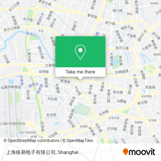 上海格易电子有限公司 map