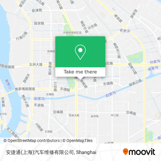 安捷通(上海)汽车维修有限公司 map