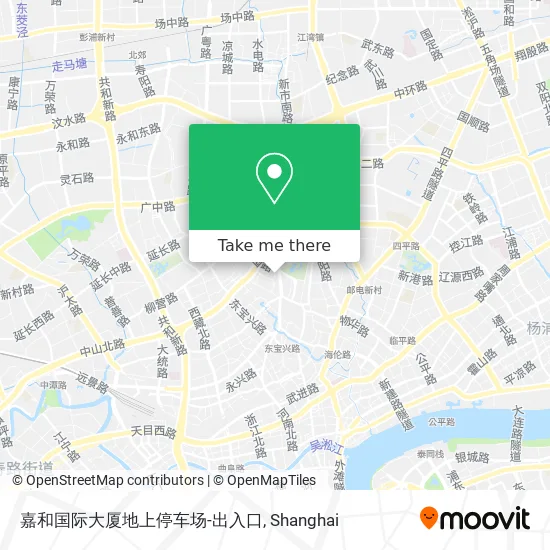 嘉和国际大厦地上停车场-出入口 map