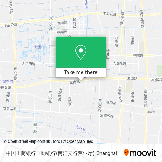 中国工商银行自助银行(南汇支行营业厅) map