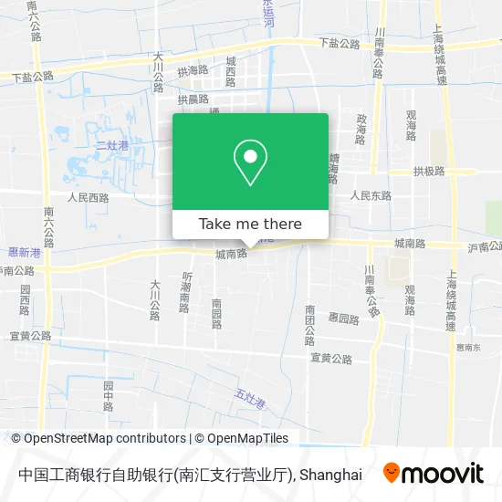 中国工商银行自助银行(南汇支行营业厅) map
