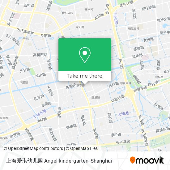 上海爱琪幼儿园 Angel kindergarten map