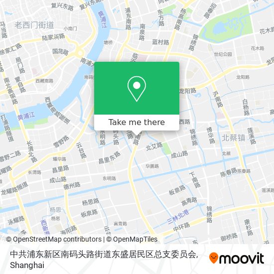 中共浦东新区南码头路街道东盛居民区总支委员会 map
