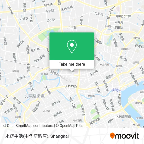 永辉生活(中华新路店) map