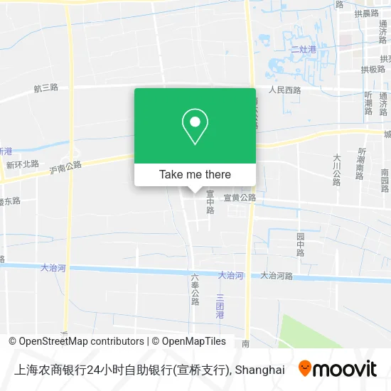 上海农商银行24小时自助银行(宣桥支行) map