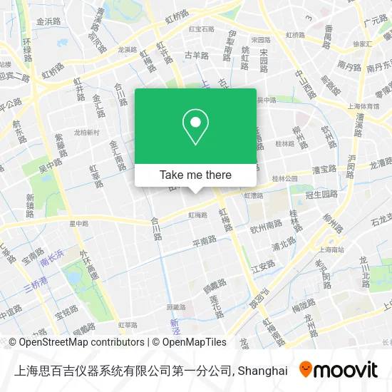 上海思百吉仪器系统有限公司第一分公司 map