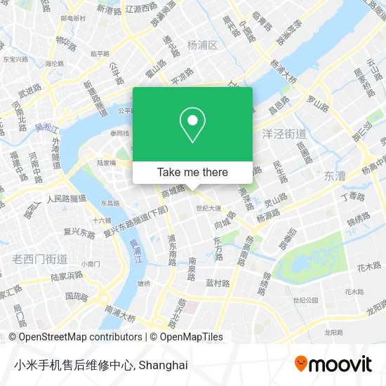 小米手机售后维修中心 map