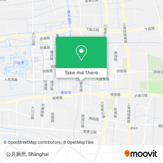 公共厕所 map