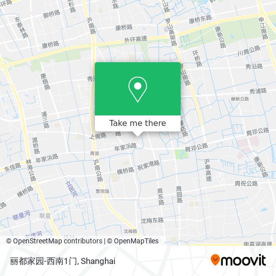 丽都家园-西南1门 map