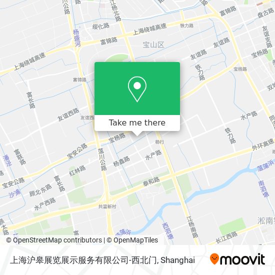 上海沪皋展览展示服务有限公司-西北门 map