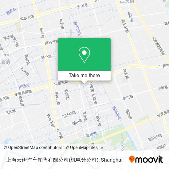 上海云伊汽车销售有限公司(机电分公司) map