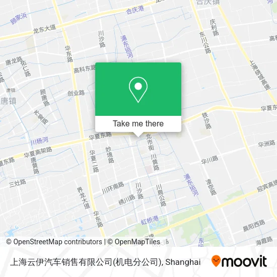 上海云伊汽车销售有限公司(机电分公司) map