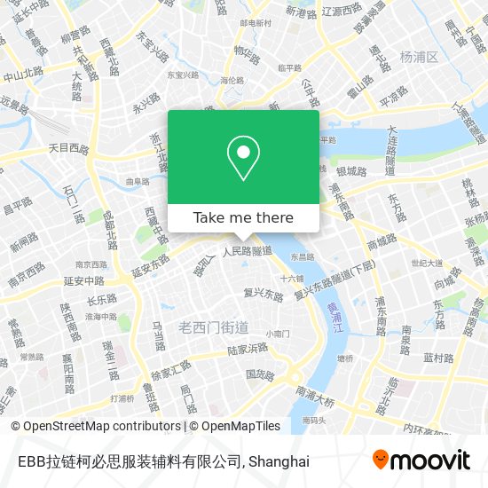 EBB拉链柯必思服装辅料有限公司 map