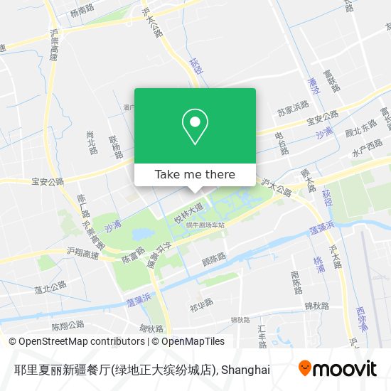 耶里夏丽新疆餐厅(绿地正大缤纷城店) map