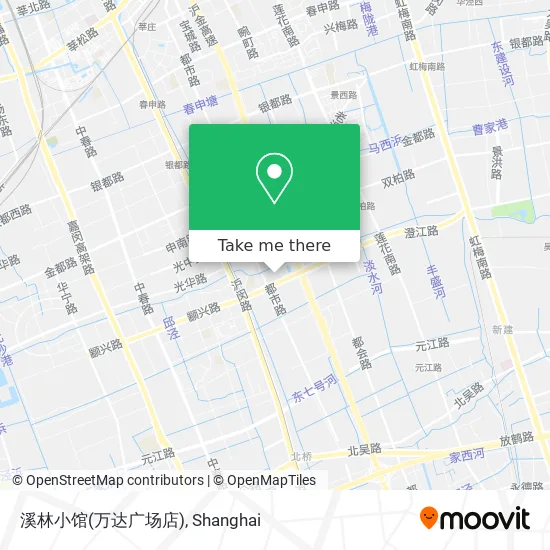 溪林小馆(万达广场店) map
