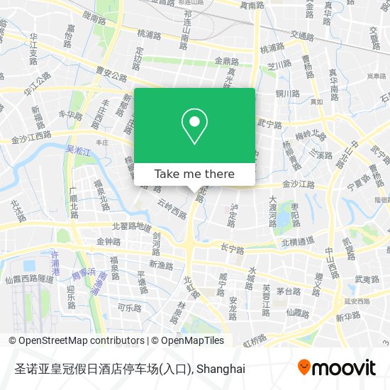 圣诺亚皇冠假日酒店停车场(入口) map