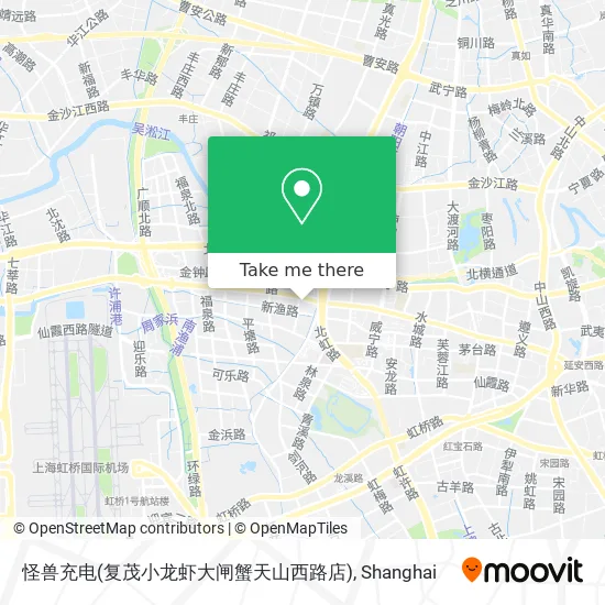 怪兽充电(复茂小龙虾大闸蟹天山西路店) map