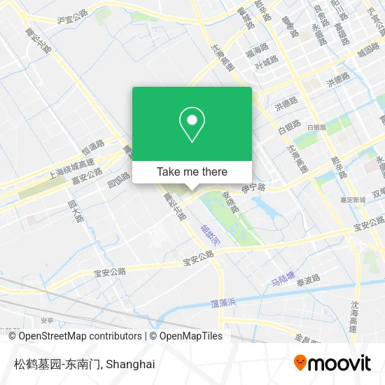 松鹤墓园-东南门 map