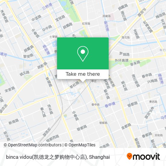 binca vidou(凯德龙之梦购物中心店) map