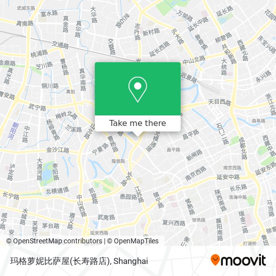 玛格萝妮比萨屋(长寿路店) map