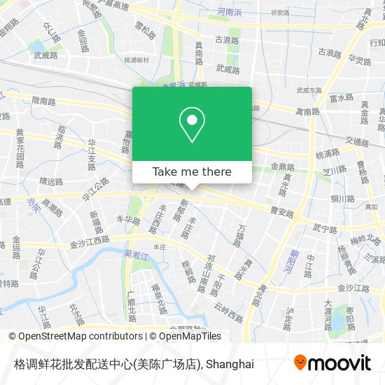 格调鲜花批发配送中心(美陈广场店) map