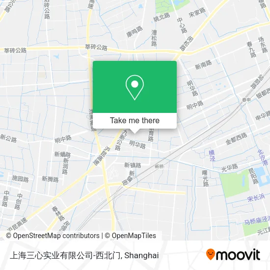 上海三心实业有限公司-西北门 map
