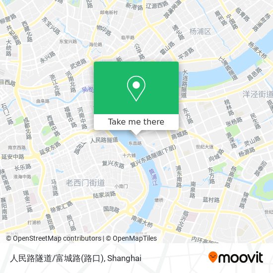 人民路隧道/富城路(路口) map