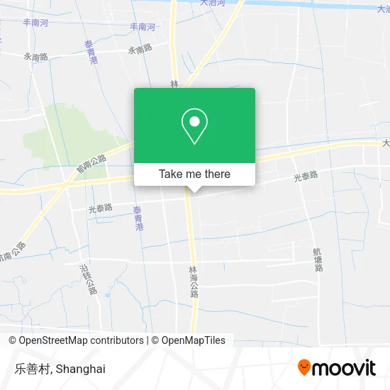 乐善村 map