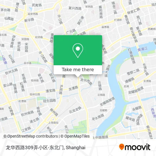 龙华西路309弄小区-东北门 map