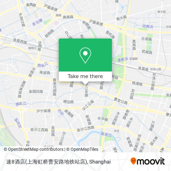 速8酒店(上海虹桥曹安路地铁站店) map