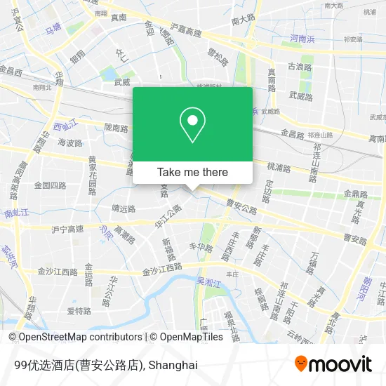 99优选酒店(曹安公路店) map