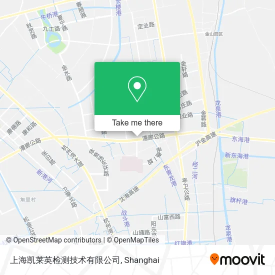 上海凯莱英检测技术有限公司 map