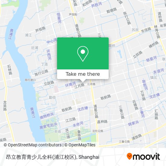 昂立教育青少儿全科(浦江校区) map