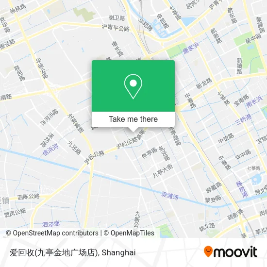 爱回收(九亭金地广场店) map